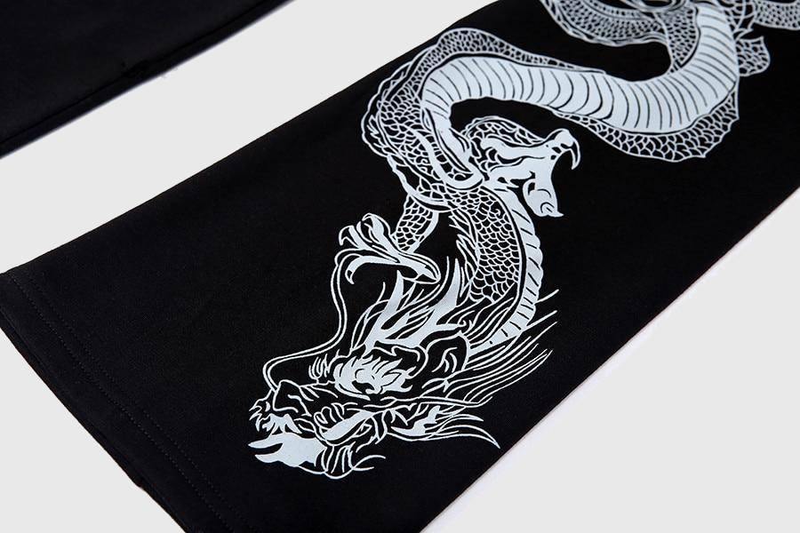 Celestial Dragons Crop Top Sweater - Wyvern's Hoard