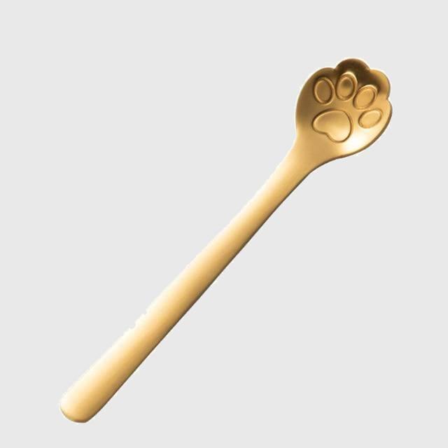Kitty Paw Spoons & Stirrers (4 pieces) - Wyvern's Hoard