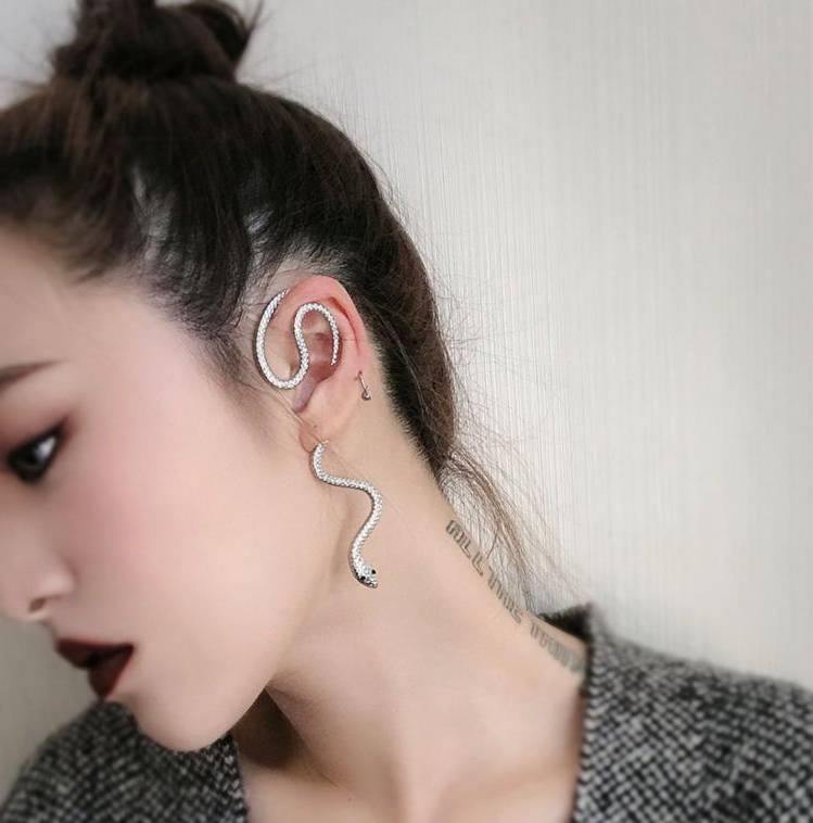 Slithering Snake Ear Cuffs - Wyvern's Hoard