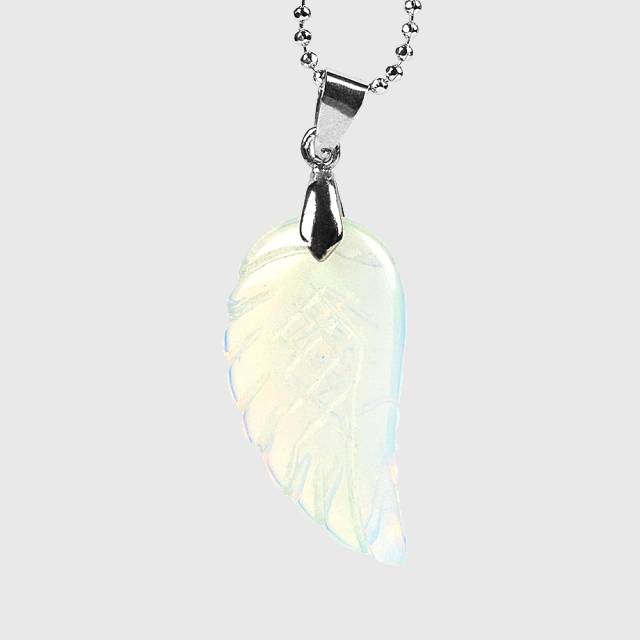 Angelic Wing Gemstone Necklace