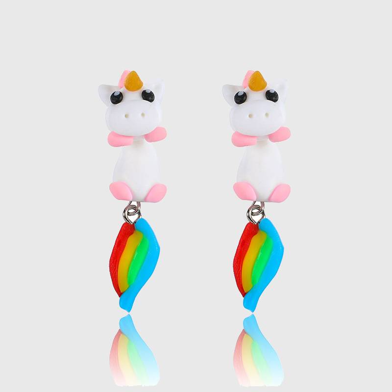 Rainbow Unicorn Earrings