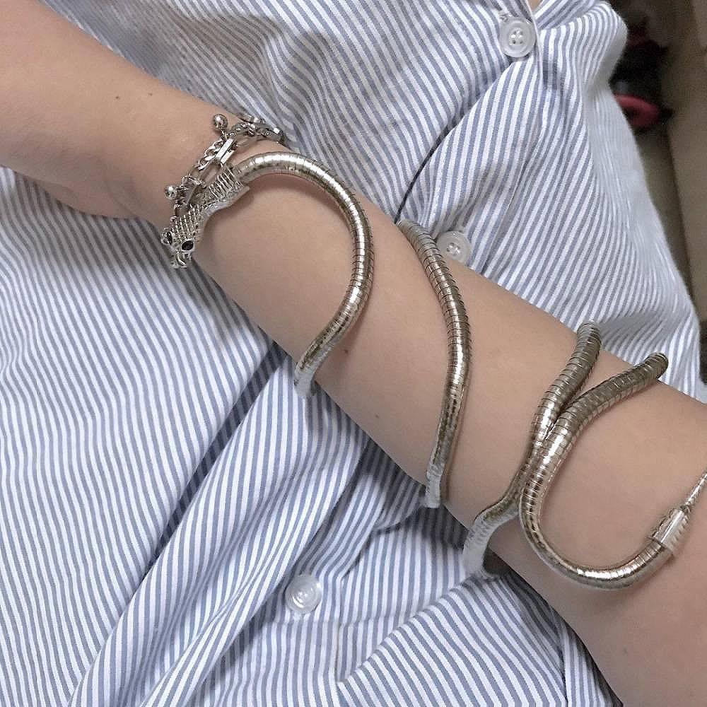 Slithering Snake Bendable Necklace - Wyvern's Hoard