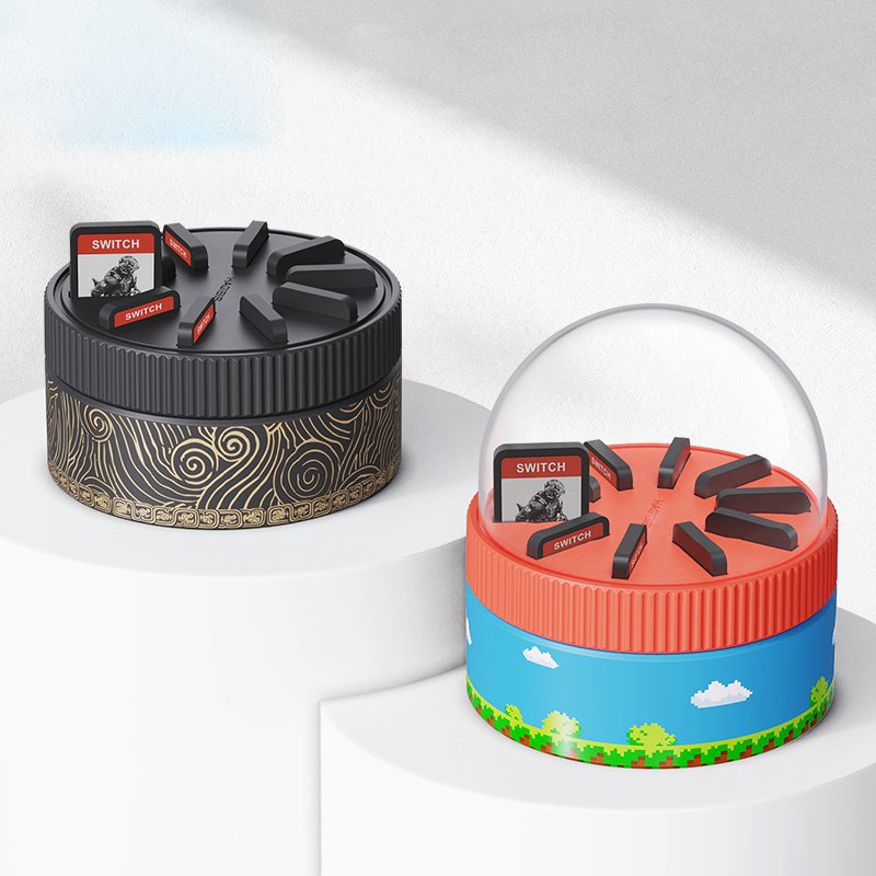 Game Card Rotating Storage Box for Nintendo Switch