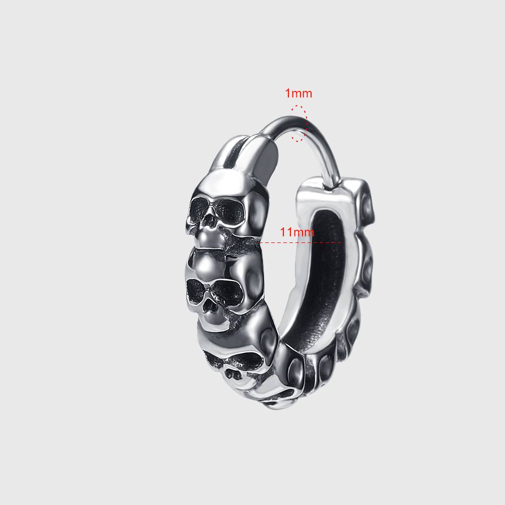 Ominous Skulls Earrings