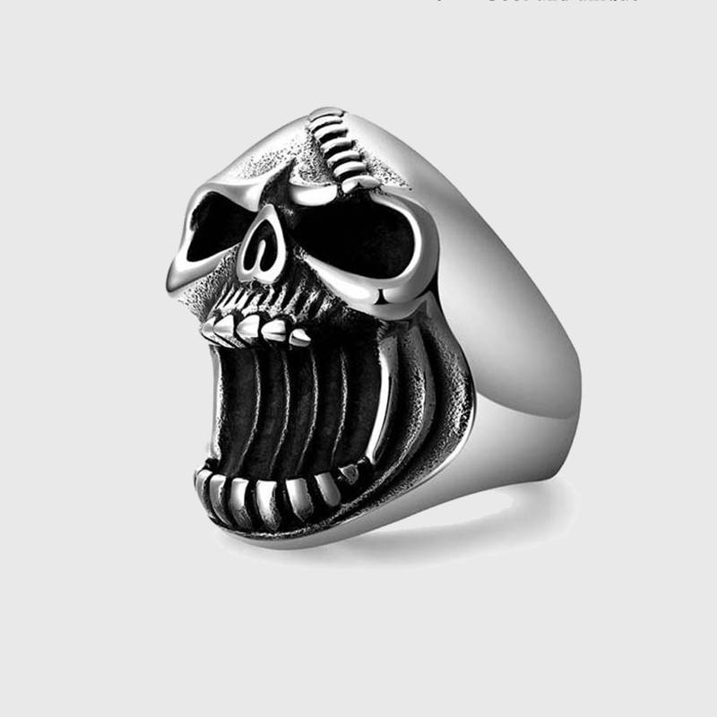The Last Laugh Skull Ring