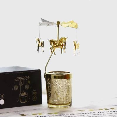 Fantastical Ornamental Carousel Candle Holder - Wyvern's Hoard