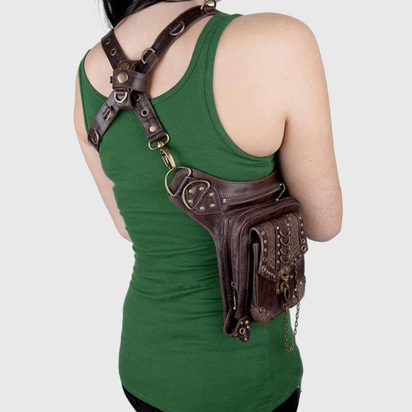 Steampunk Messenger Bag - Wyvern's Hoard