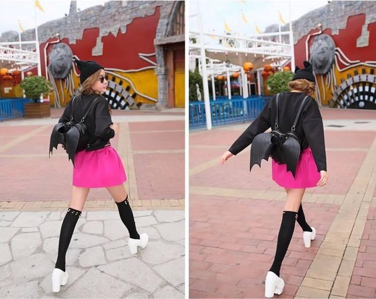 Bat Wings Leather Backpack - Wyvern's Hoard