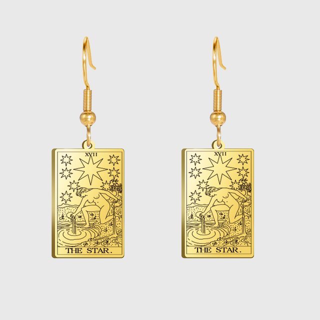 Tarot Card Earrings (Major Arcana)
