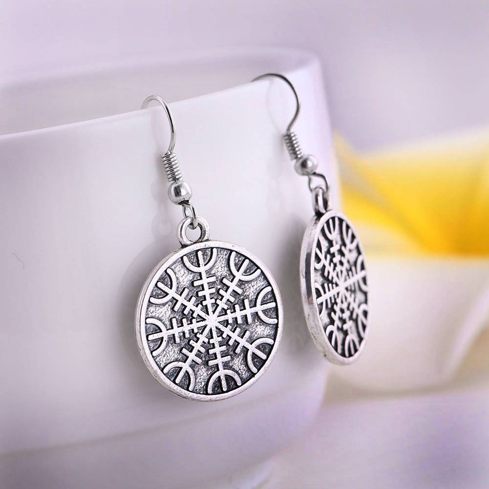 Aegishjalmr Totem Earrings