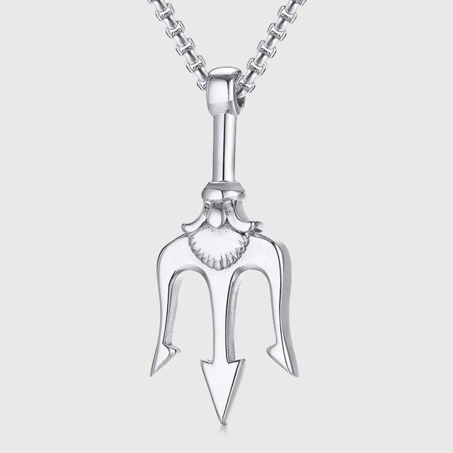 Poseidon's Trident Necklace - Wyvern's Hoard
