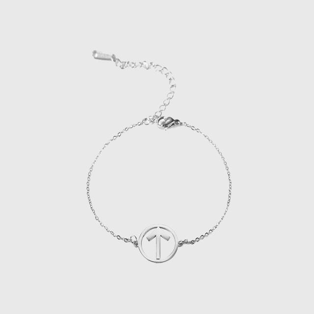 Minimalist Elder Futhark Bracelet