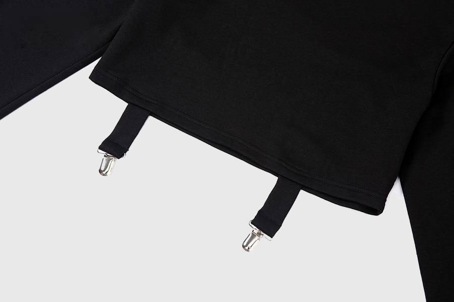 Celestial Dragons Crop Top Sweater - Wyvern's Hoard