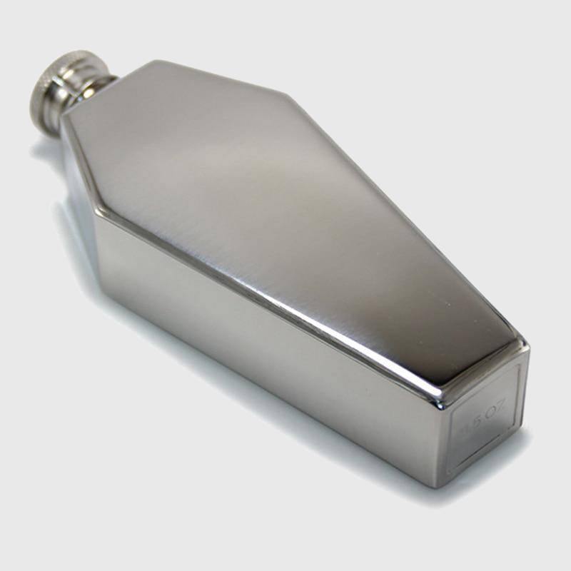 Coffin Stainless Steel Flask - Wyvern's Hoard