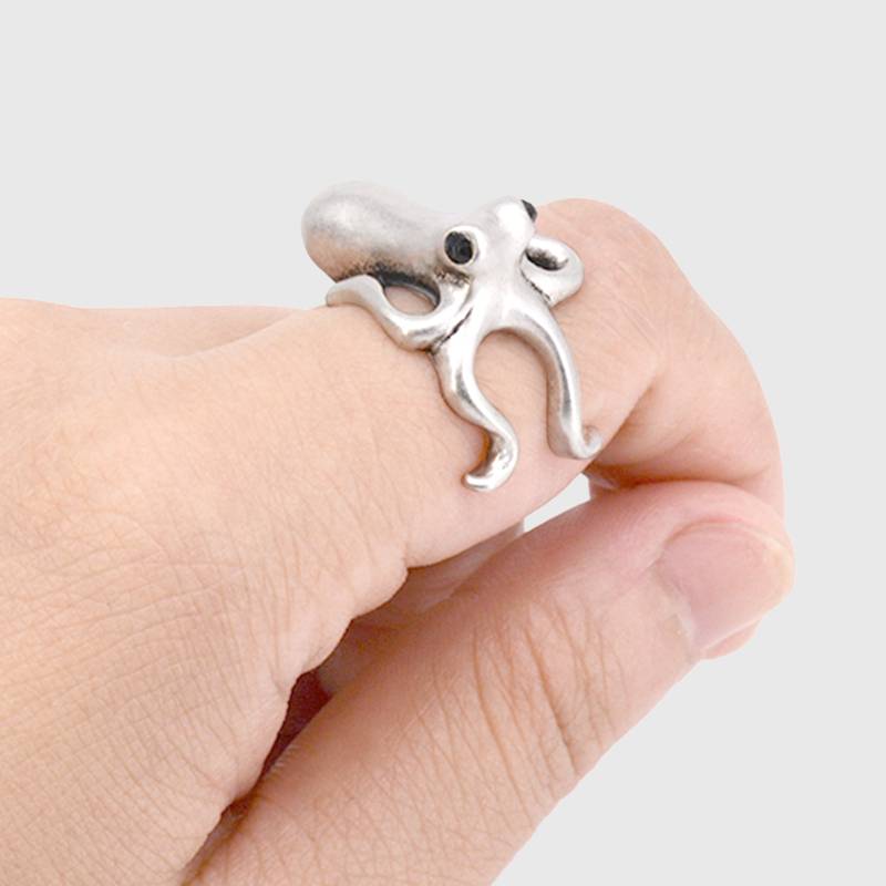 Bobbing Octopus Ring