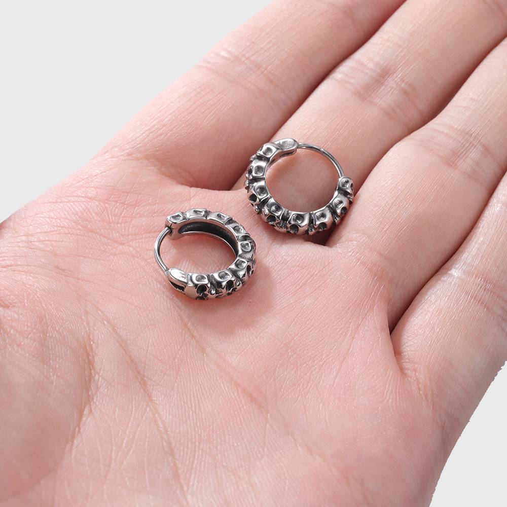 Ominous Skulls Earrings