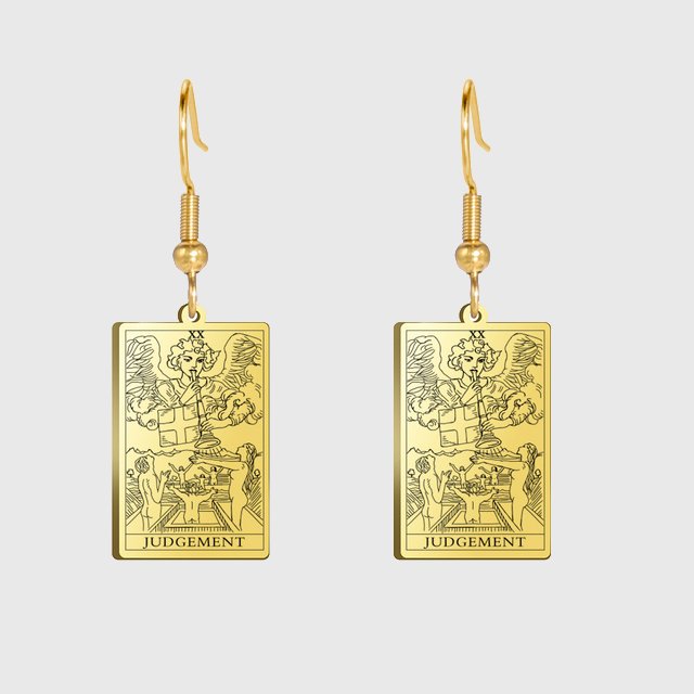 Tarot Card Earrings (Major Arcana)