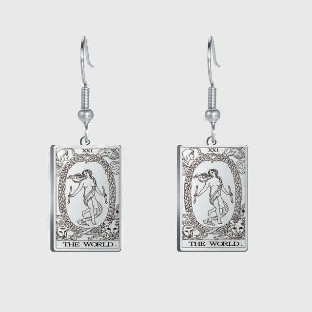Tarot Card Earrings (Major Arcana)