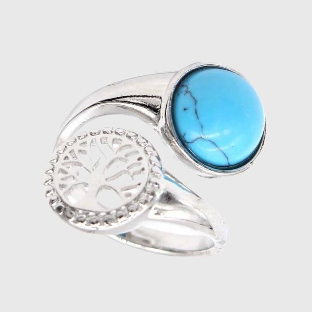 Tree of Life Natural Stone Rings - Wyvern's Hoard