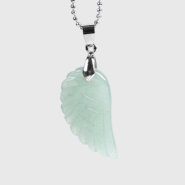 Angelic Wing Gemstone Necklace
