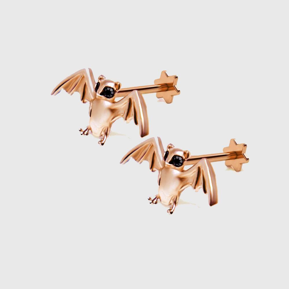 Bejeweled Bat Stud - Wyvern's Hoard