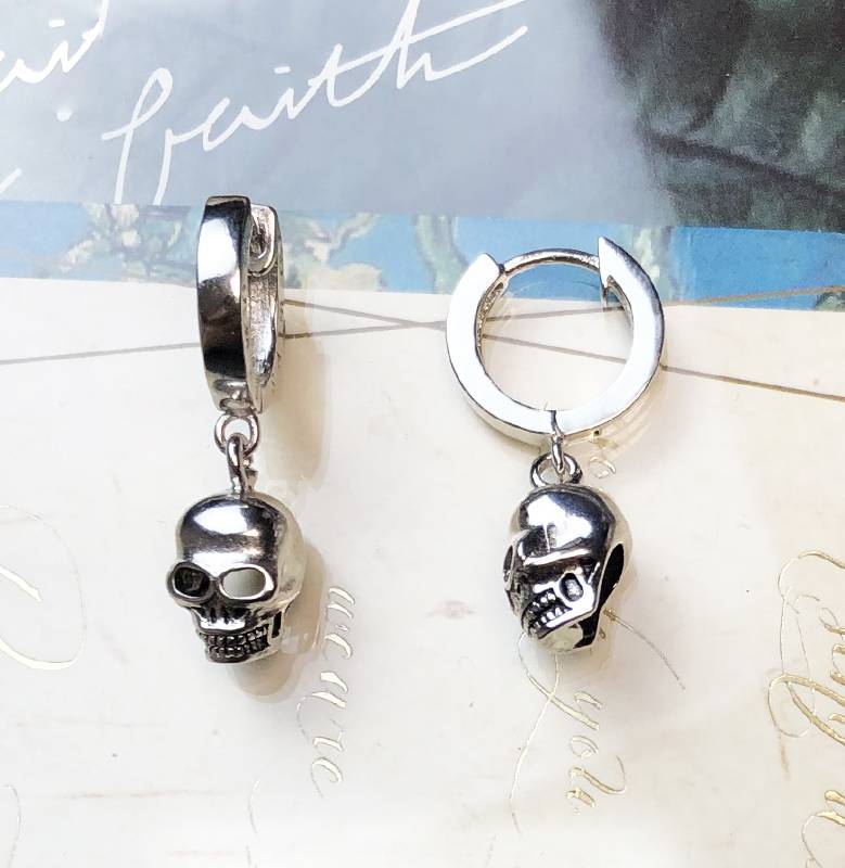 Skulls Hoop Earrings