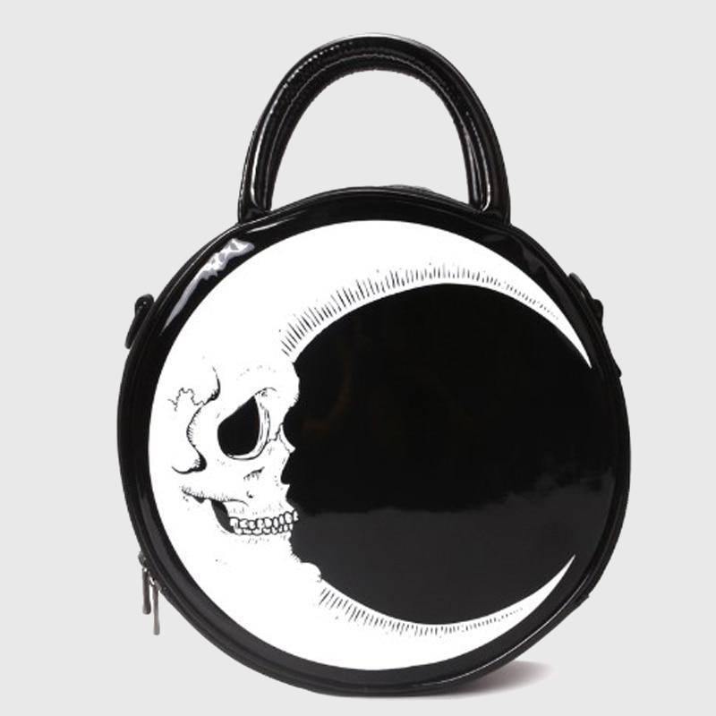 Crescent Moon Skull Bag - Wyvern's Hoard
