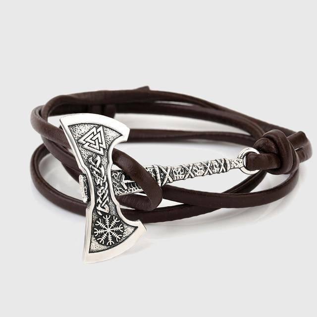 Viking Axe Totem Bracelet - Wyvern's Hoard