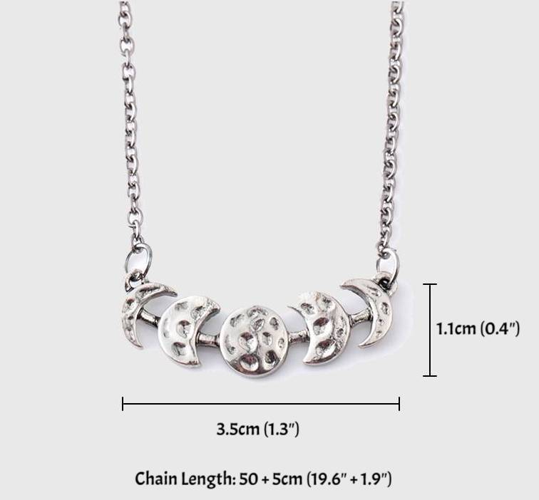 Phases of the Moon Necklace