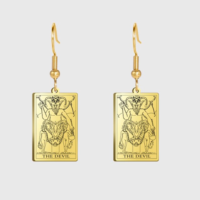 Tarot Card Earrings (Major Arcana)