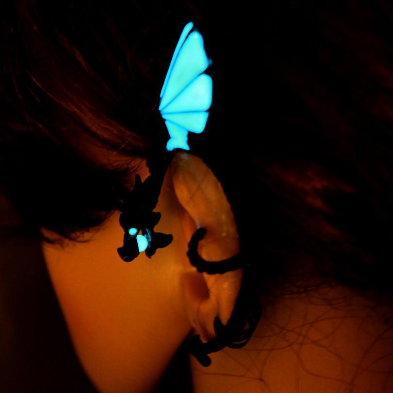 The Whispering Dragon Glow In The Dark Handcrafted Ear Cuff – Wyvern's ...