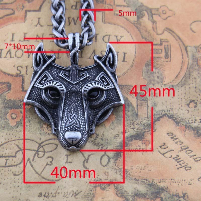 Fanduco Necklaces Fenrir Wolf Necklace