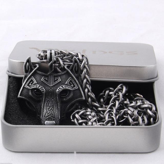 Fanduco Necklaces Fenrir Wolf Necklace