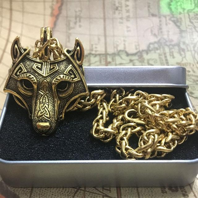 Fanduco Necklaces Fenrir Wolf Necklace