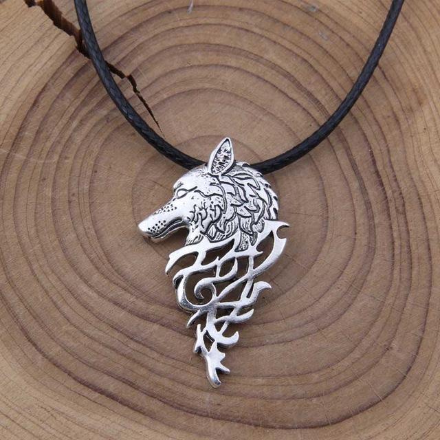 Fanduco Necklaces Silver Wolf Sigil Necklace