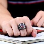 Fanduco Rings 7 / red colour Ice Dragon Claw Ring