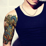 Fanduco Temporary Tattoos Badass Dragon Temporary Tattoo