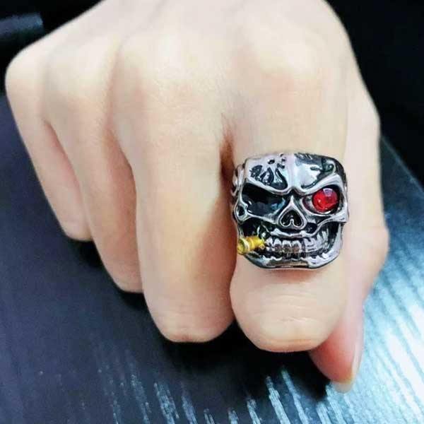 Cigar Skull Ring - Wyvern's Hoard