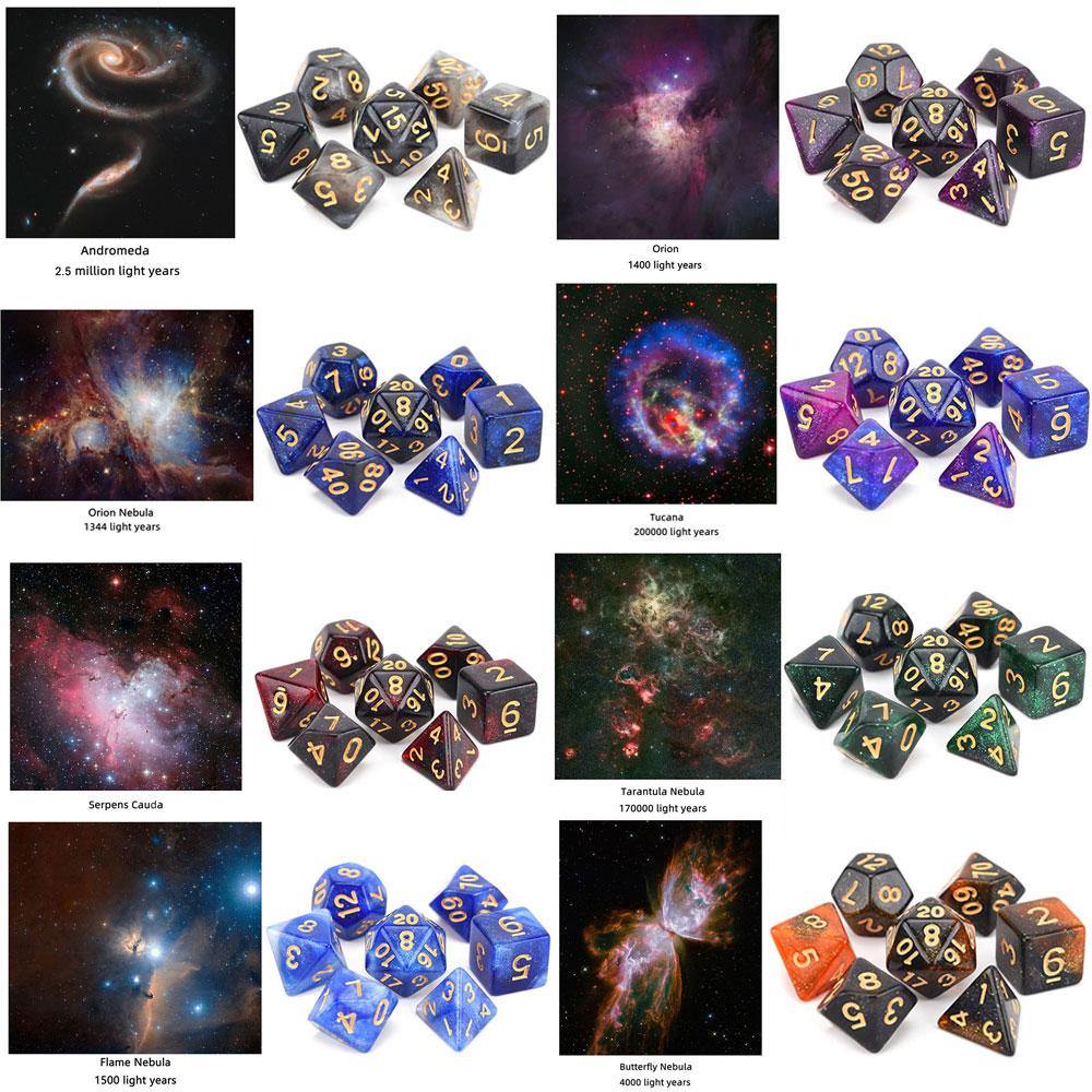 Galactic Space Dice Sets - Wyvern's Hoard