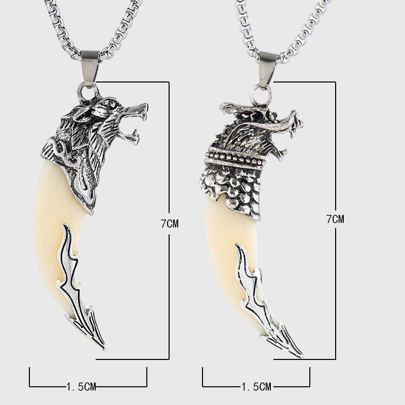 Legendary Beasts Fangs Necklace