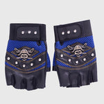 Pirate Skull Leather Gloves - Wyvern's Hoard