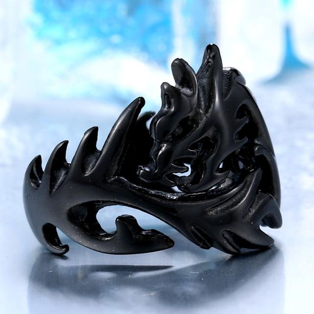 Dragon's Fury Stainless Steel Ring