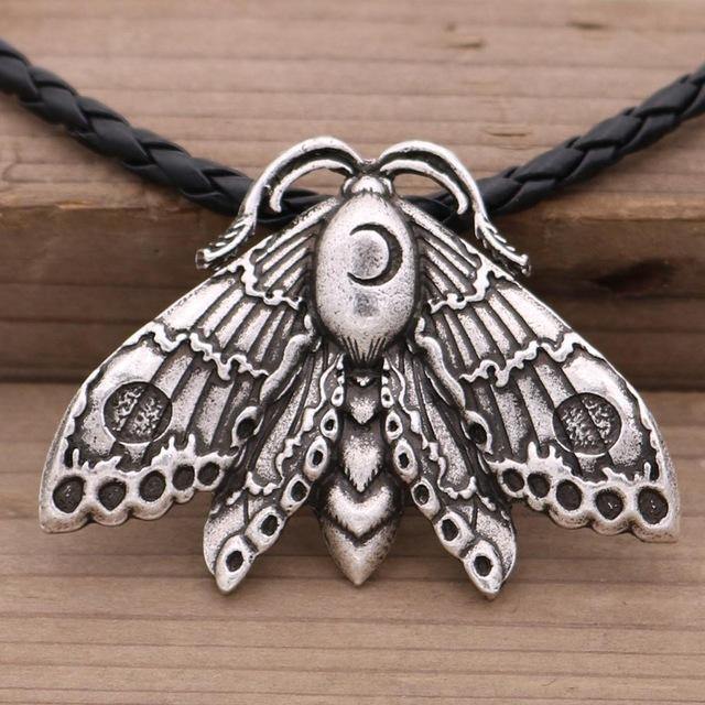 Moon Moth Totem Necklace - Wyvern's Hoard
