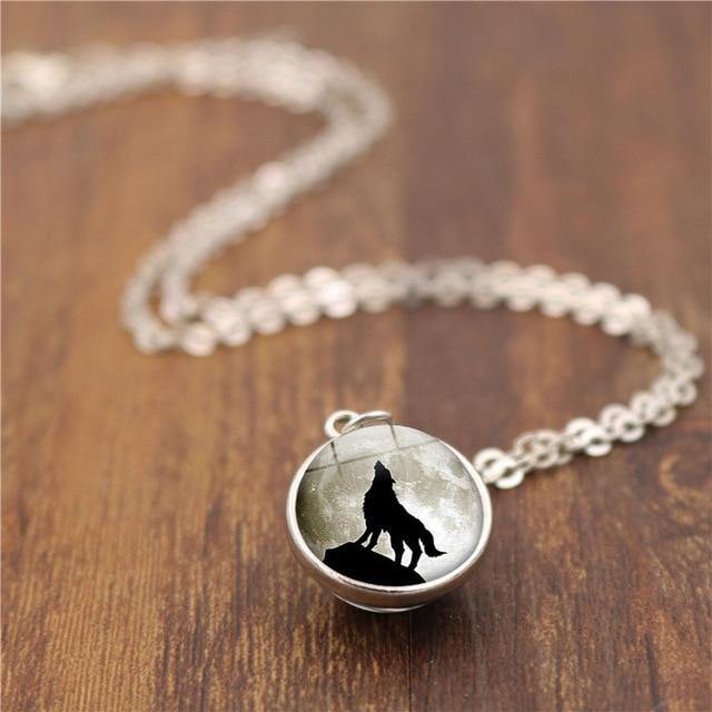Wolf Moon Sphere Necklaces - Wyvern's Hoard