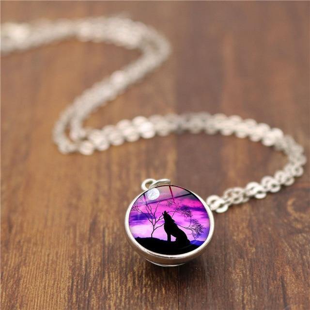Wolf Moon Sphere Necklaces - Wyvern's Hoard