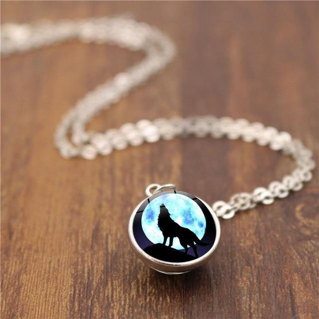 Wolf Moon Sphere Necklaces - Wyvern's Hoard