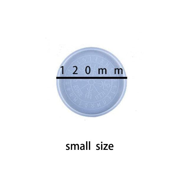 Elder Futhark Runes & Vegvísir Silicone Molds