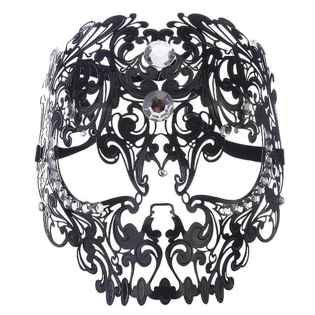 Diamante Iron Skull Face Mask - Wyvern's Hoard