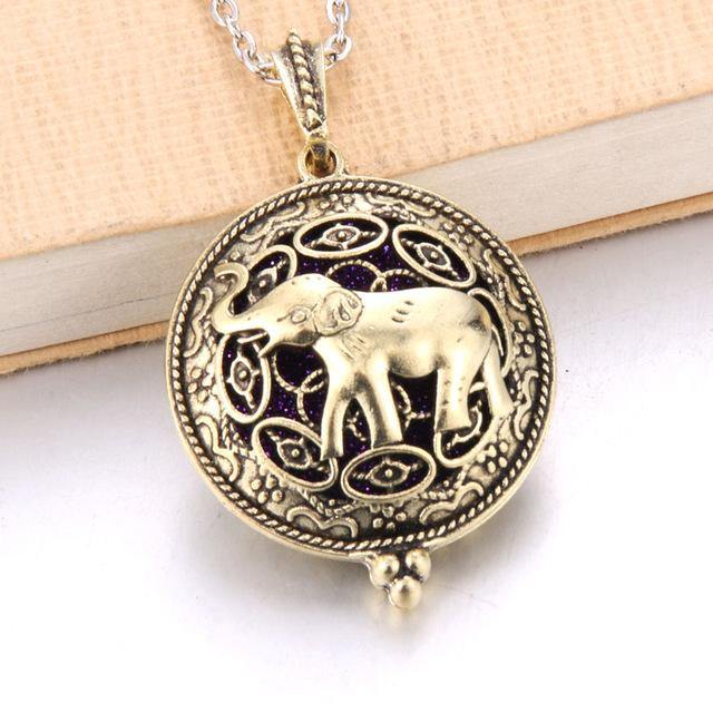 Sacred Elephant Aroma Diffuser Necklace - Wyvern's Hoard