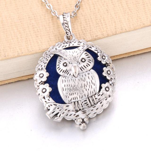 Owls Aroma Diffuser Necklace - Wyvern's Hoard